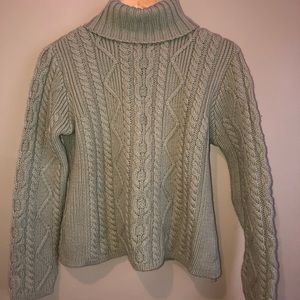 100% Wool Turtle Neck Sweater Paul James England S